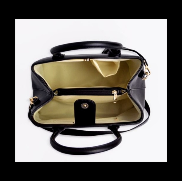 NWT VEGAN WAREHOUSE 100% VEGAN LEATHER SATCHEL - Picture 3 of 5